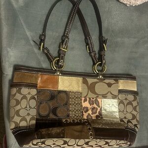 Coach Patchwork Tote Bag